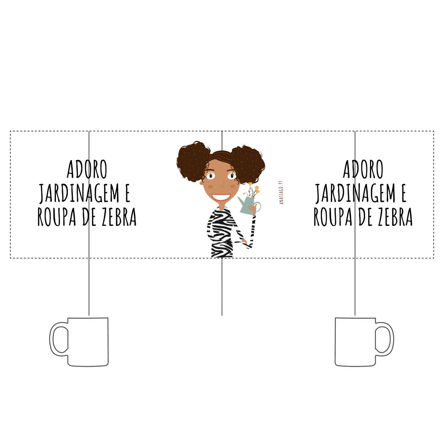 Caneca Mulher "One" - Ex. Zebra