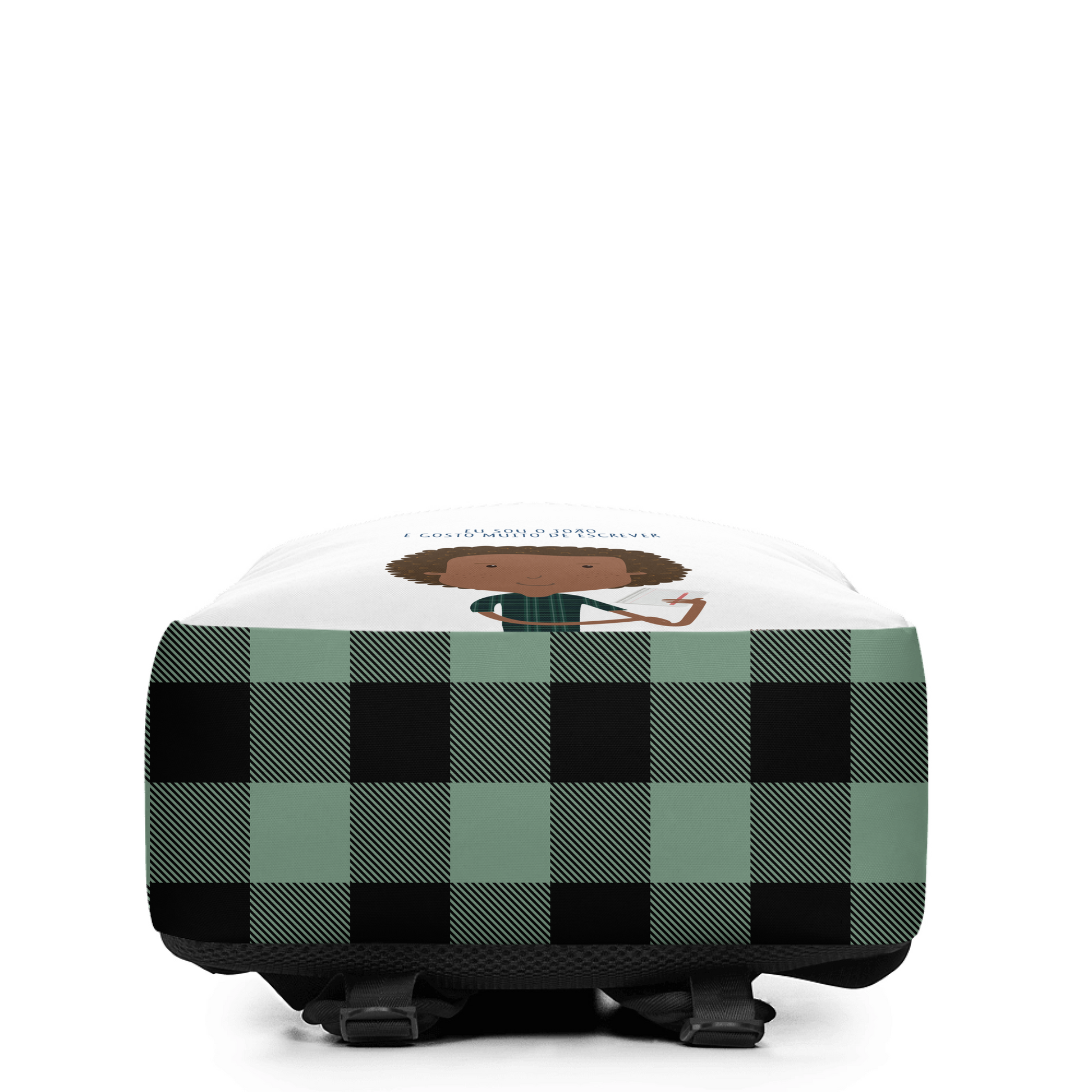 Personalized Backpack with a cartoon character and text to customize