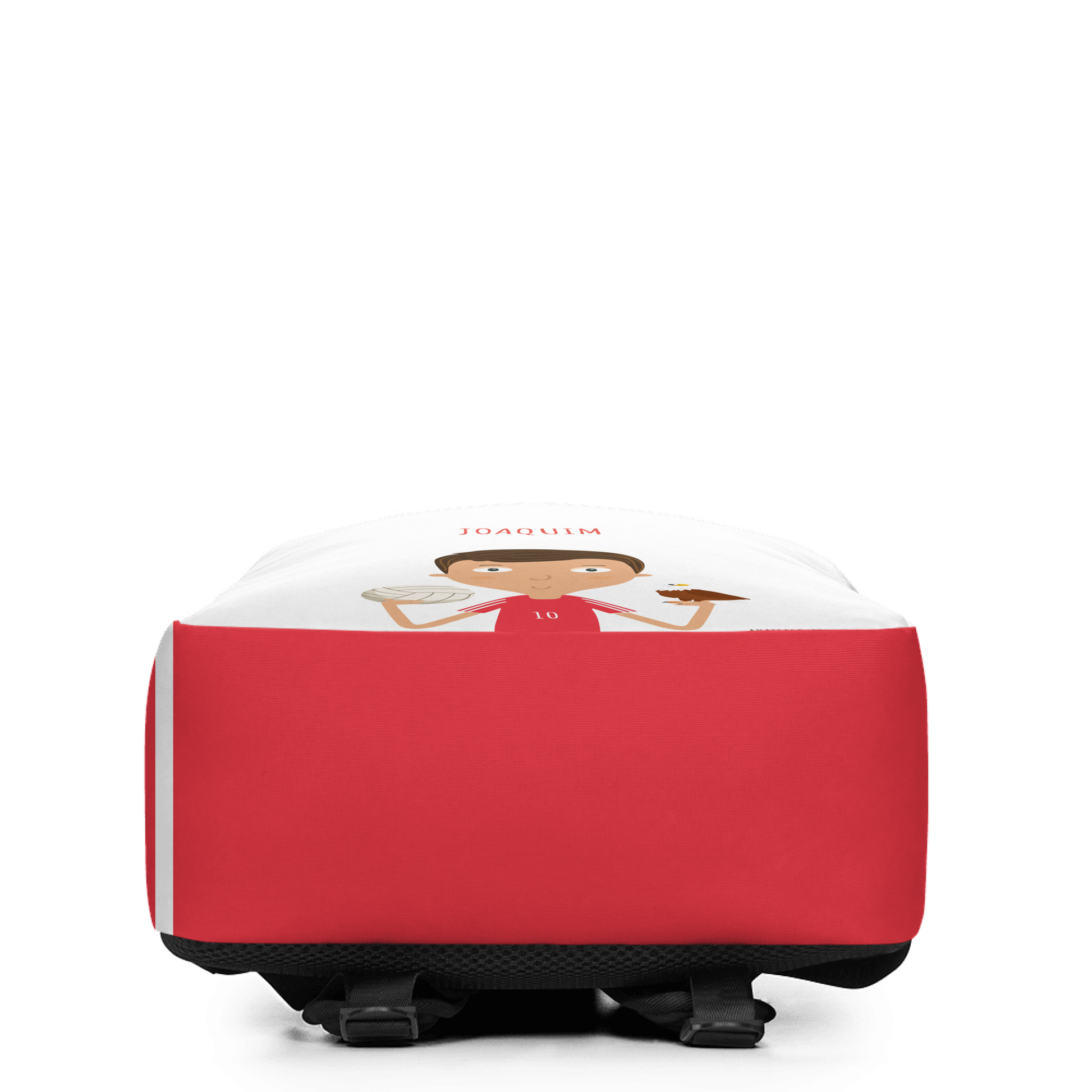 Personalized Backpack with a cartoon character and text to customize