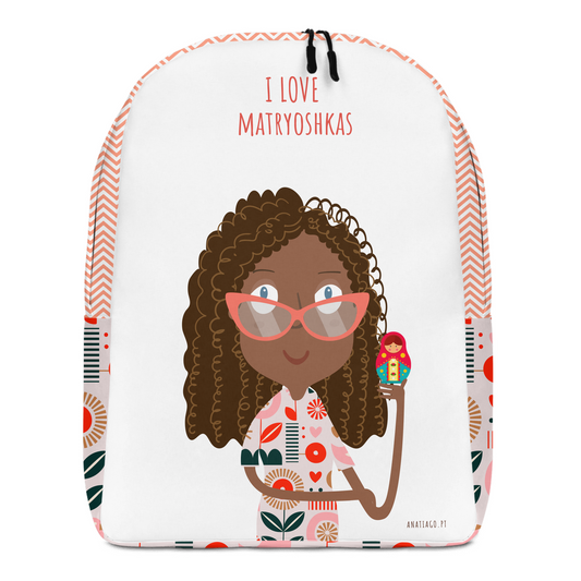 Personalized Backpack with a cartoon character and text to customize