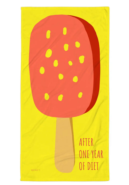 Beach Towel "Diet"