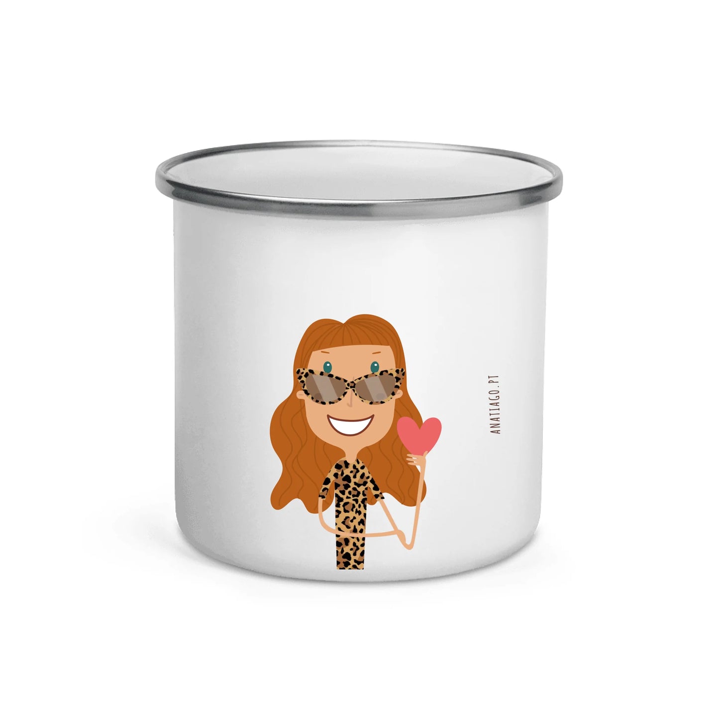 Caneca Personalizada Personagem Mulher - Ex. Amor Leopardo