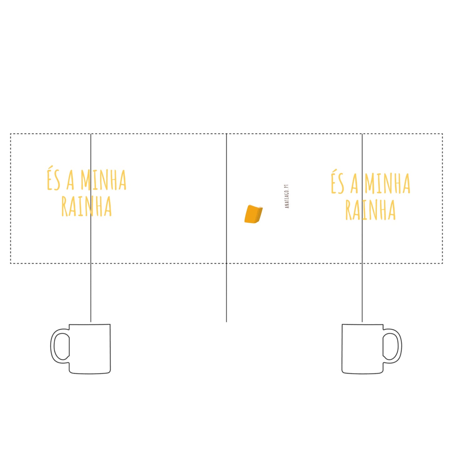 Caneca Personalizada Personagem-Mulher - Ex. Rainha