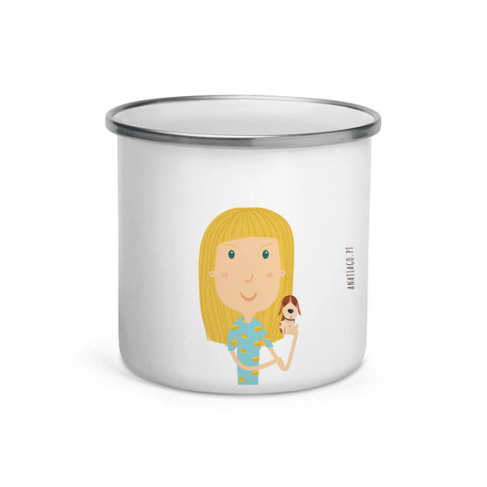 Personalized Mug Character Girl - Ex. Cheese Animals