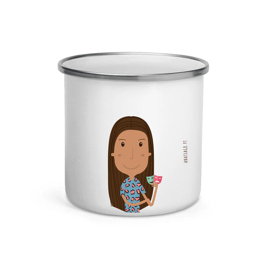 Personalized Mug Character Girl - Ex. Constança