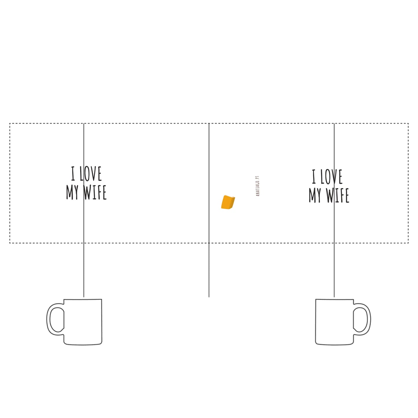 Personalized Mug Character Man - Ex. Love my Wife