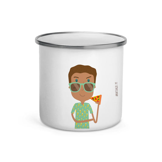 Personalized Mug Character Man - Ex. Pizza
