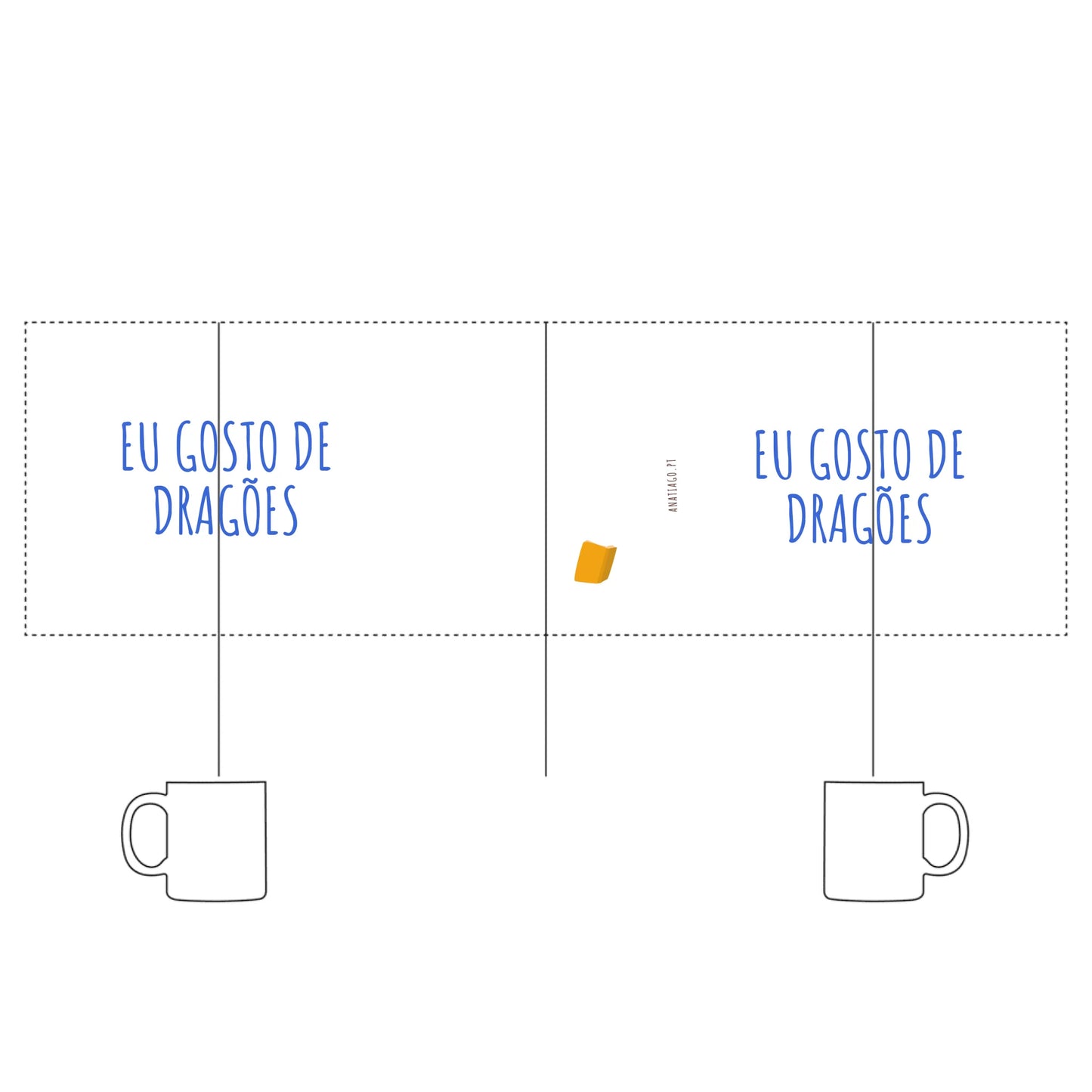 Caneca Personalizada Personagem- Ex. FCP e Dragões