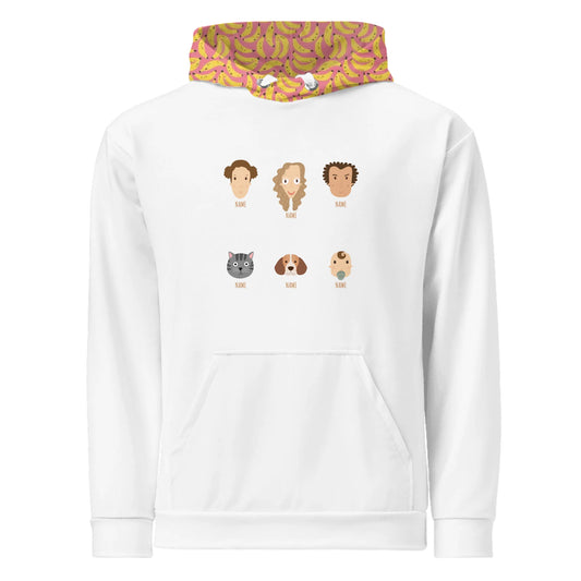 Personalized Family Hoodie (3–6 Characters) Ex.6