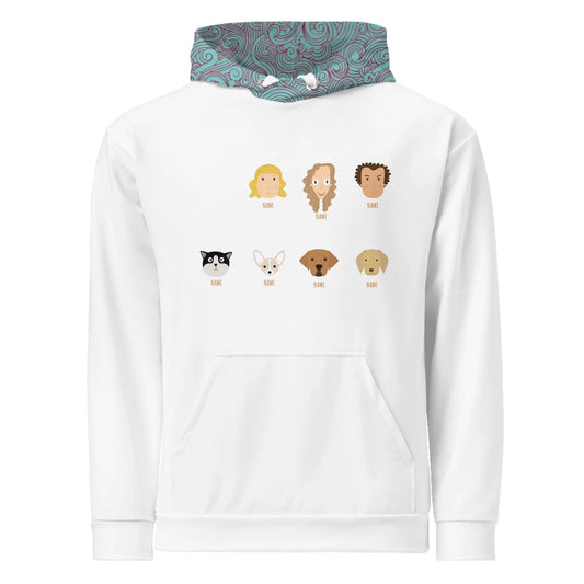 Personalized Family Hoodie (4–8 Characters) Ex. 7