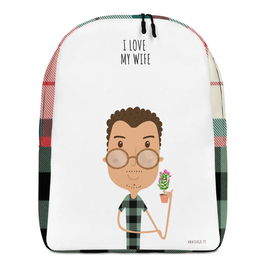Mochila Personalizada Personagem Homem - Ex. Love Wife