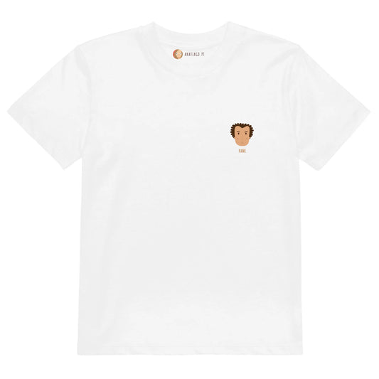 T-shirt Personalizada para Crianças Família - 1 Personagem