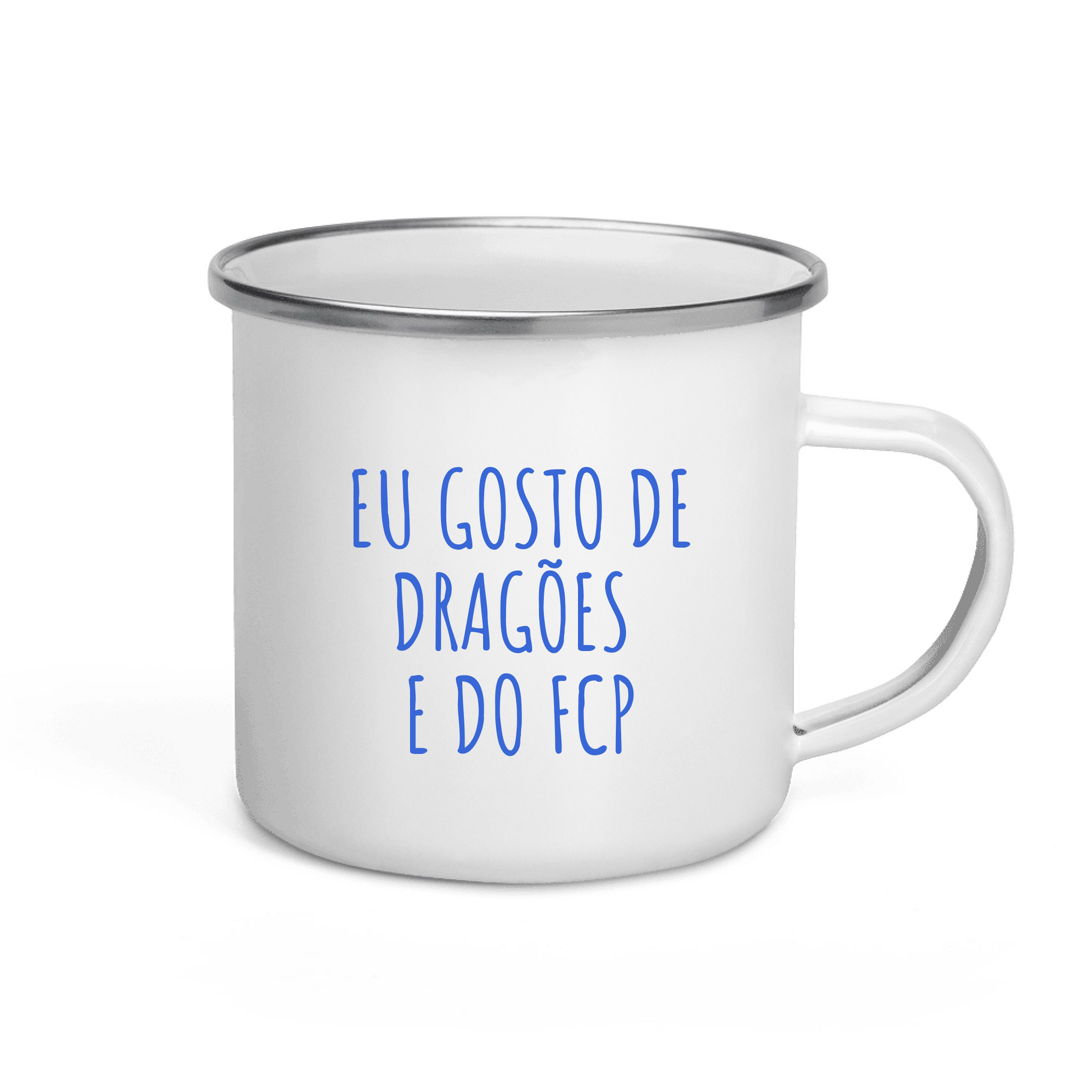 Personalized  mug with blue text on a white background to costumize