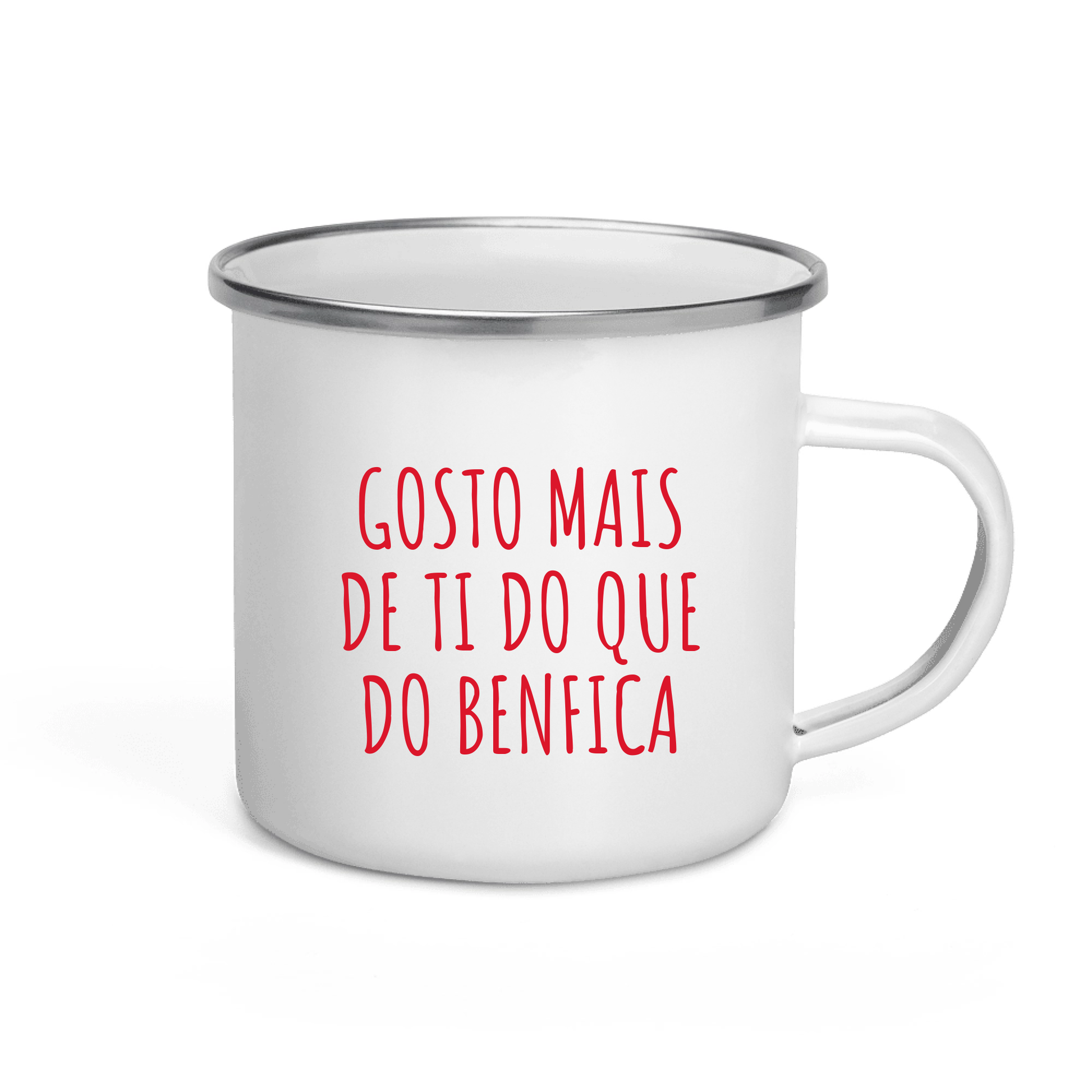 personalized mug with red text to customise