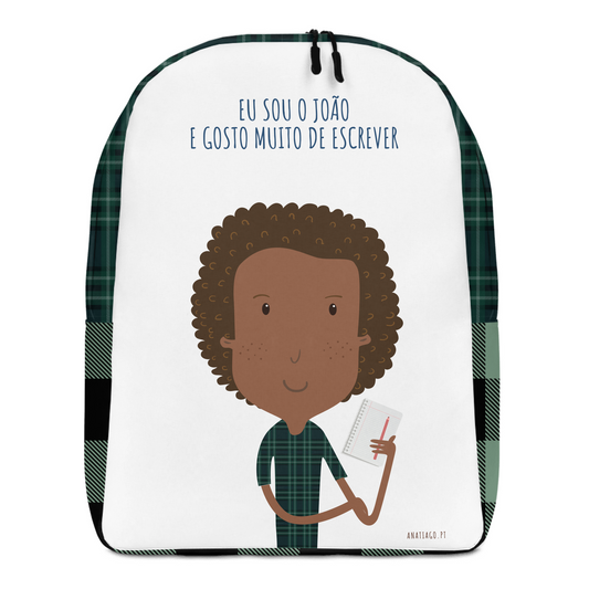 Personalized Backpack with a cartoon character and text to customize
