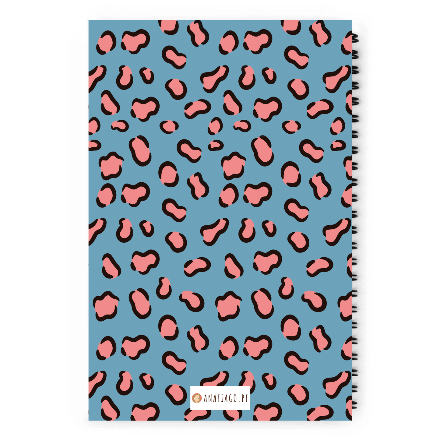 Caderno de Notas Espiral Menina "Two" Ex Nome